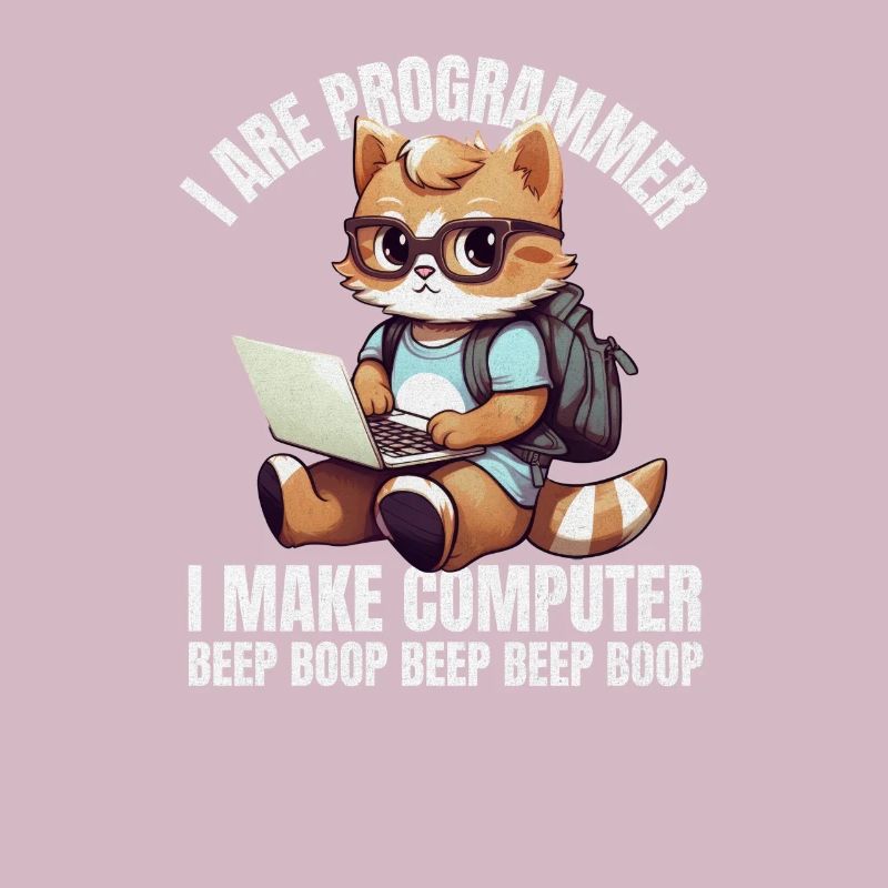 Ich bin Programmierer. Ich mache Computer Beep