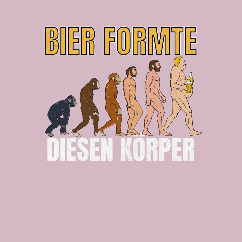 Bier formte diesen Körper Evolution Biertrinker