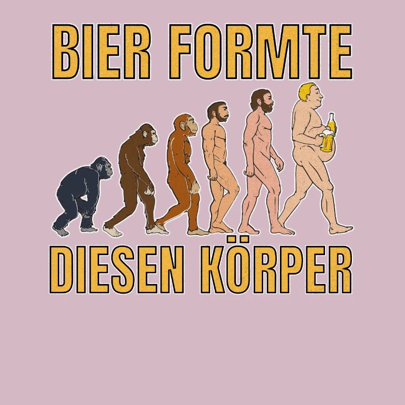 Bier formte diesen Körper Evolution Biertrinker