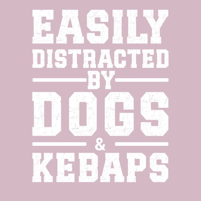 Facilement distrait par les chiens et les kebaps
