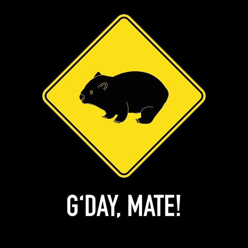 Bouclier Wombat Australie G'Day Mate