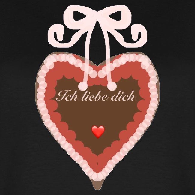 Lebkuchenherz ich liebe dich