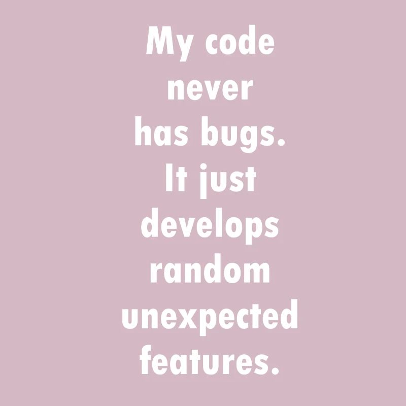 Programmer code bugs computer science nerd