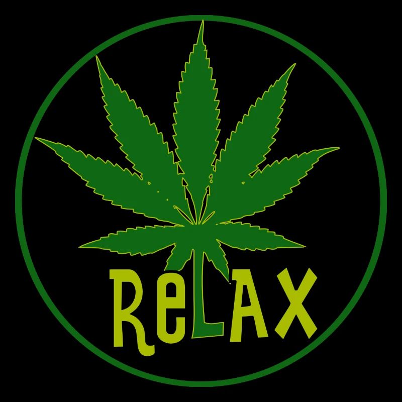 Feuille de chanvre relax design réfrigéré