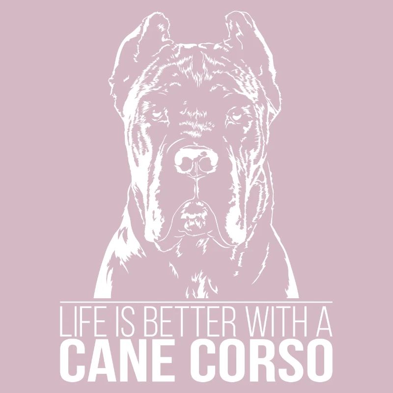 CANE CORSO life is better Hunde Spruch Wilsigns