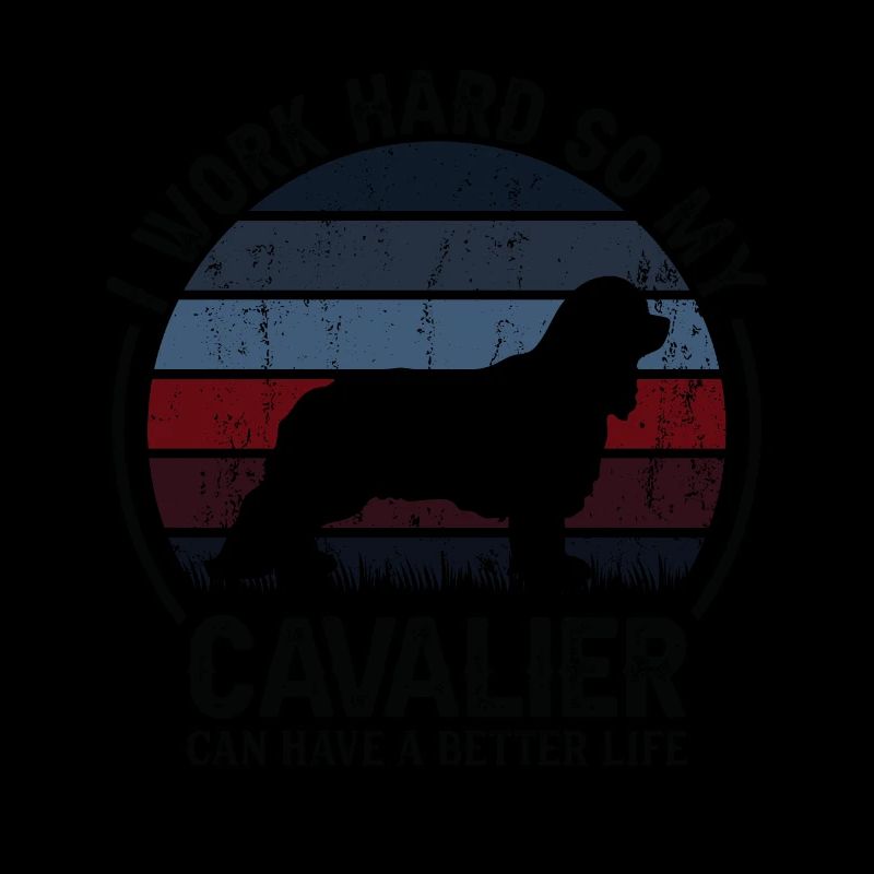 Work Hard - Retro Cavalier