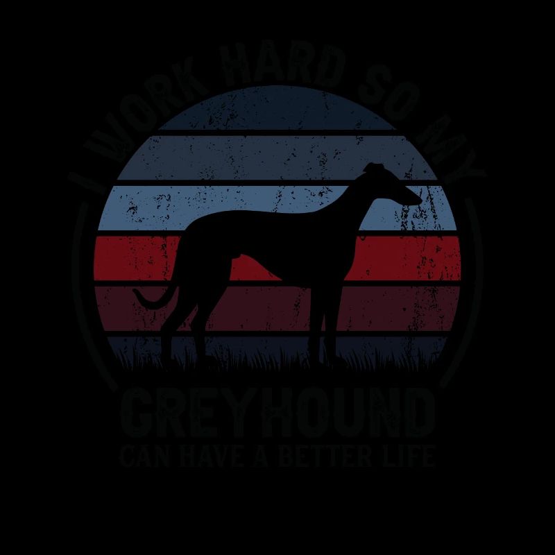 Hart Arbeiten - Retro Greyhound