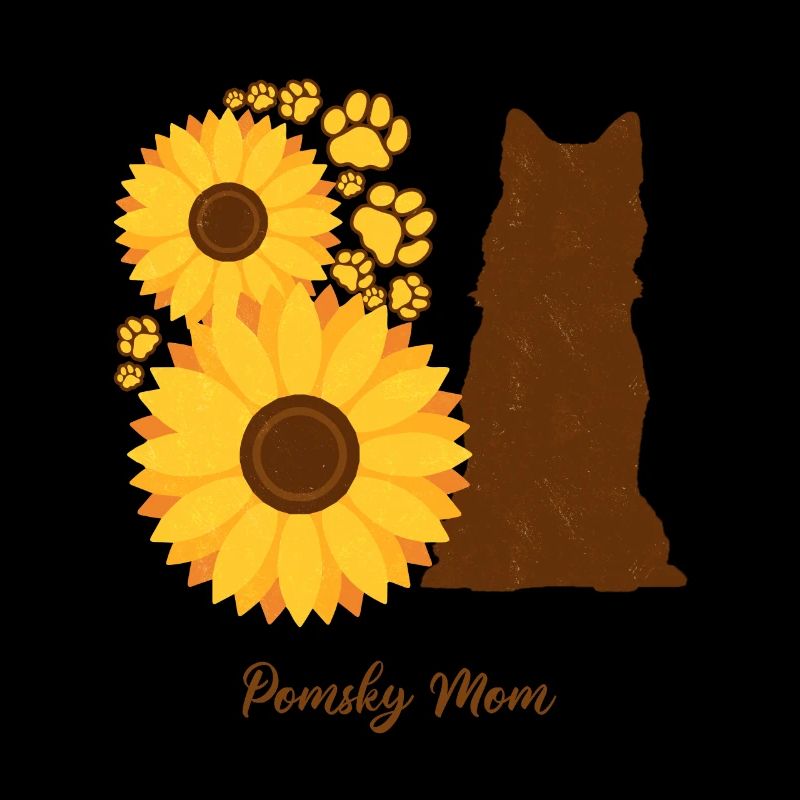Sonnenblumenmutter - Pomsky
