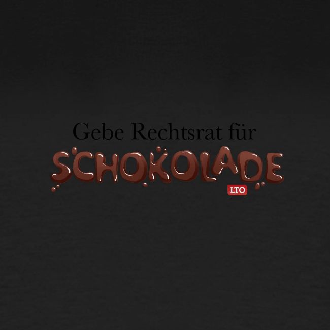 Gebe Rechtsrat für Schokolade