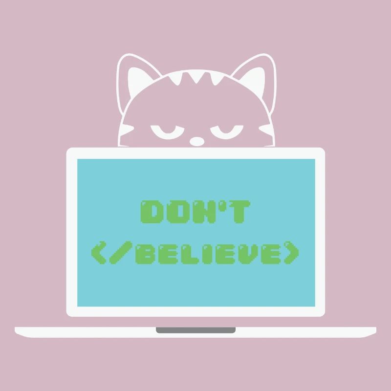 Ne croyez pas le chat programmeur