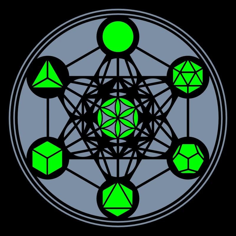 Solides platoniques, Metatrons Cube, Fleur de vie