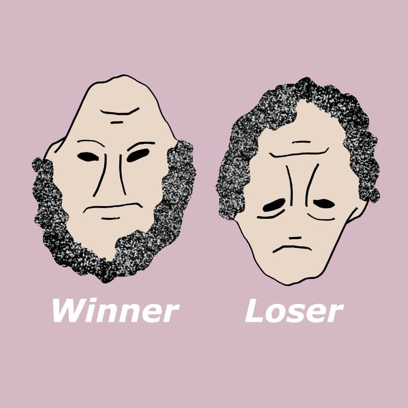 Winner Loser white vd