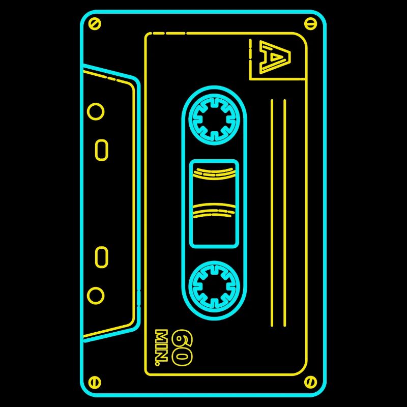 80s 90s Cassette Mixtape Retro Funny
