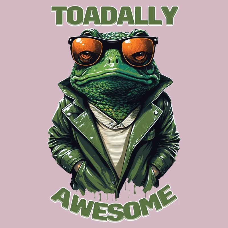 Toadally Awesome - Totally Awesome Cool Toad
