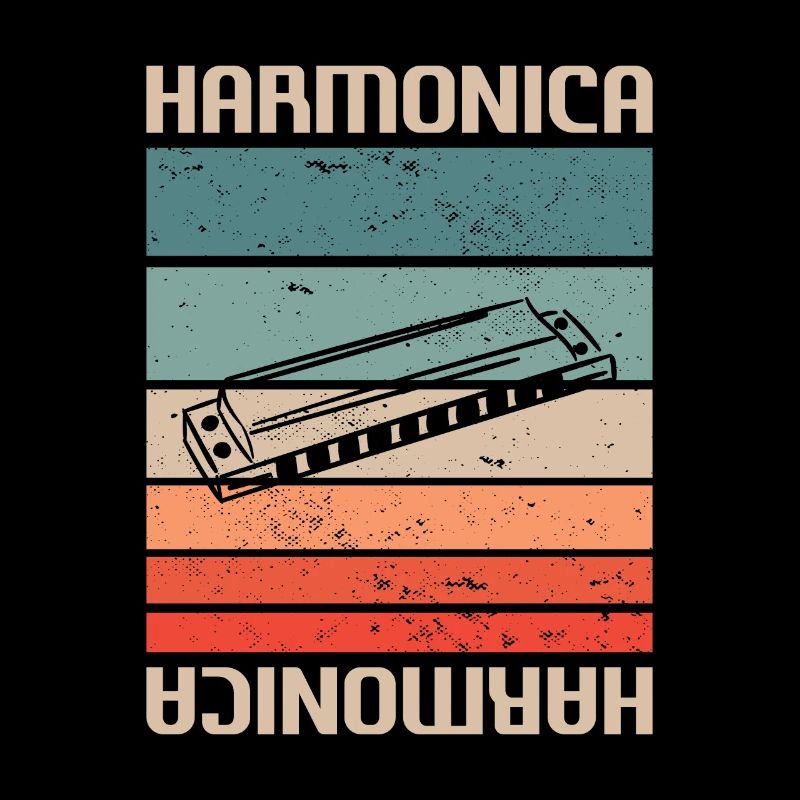 Instrument d’harmonica classique vintage rétro