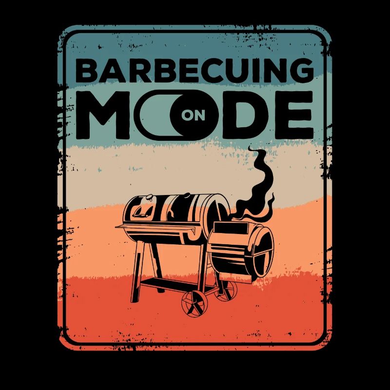 Barbecuing Mode On BBQ Grilling Barbecue Grill
