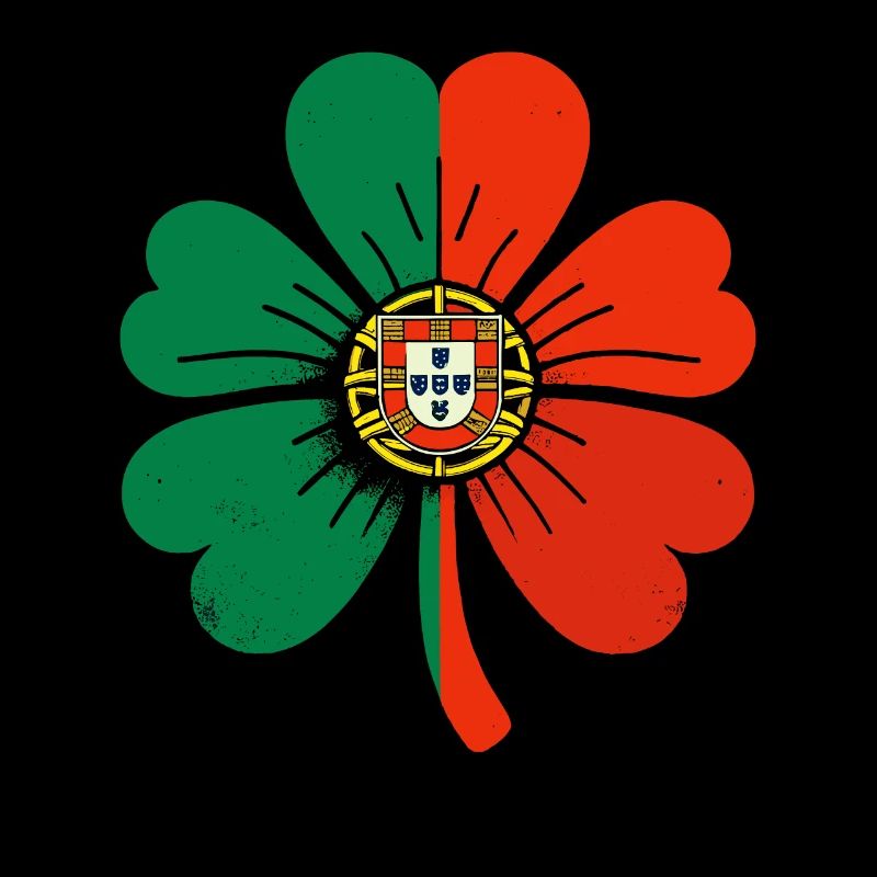 Trèfle Portugal drapeau Saint Patrick St Patricks jour