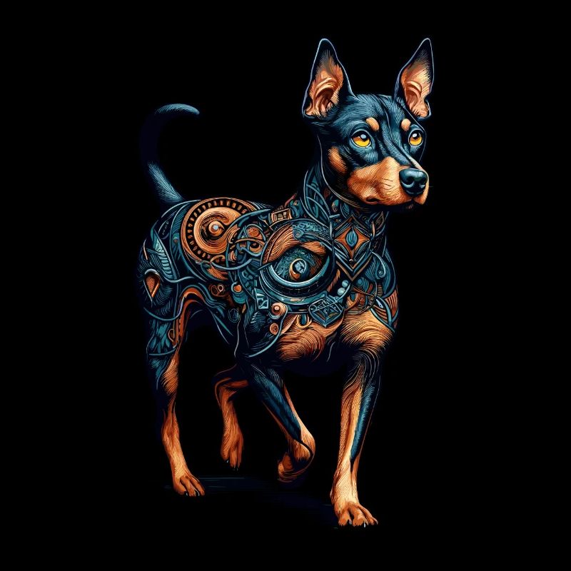 Mandala Art Manchester Terrier Terriers