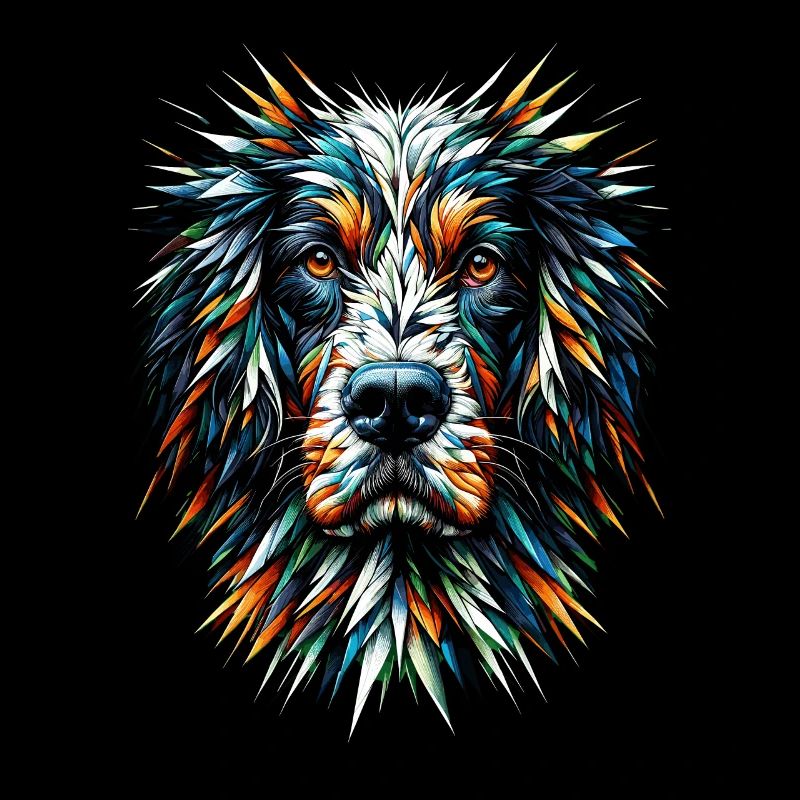 Polygon Art Setter Anglais Setter Laverack