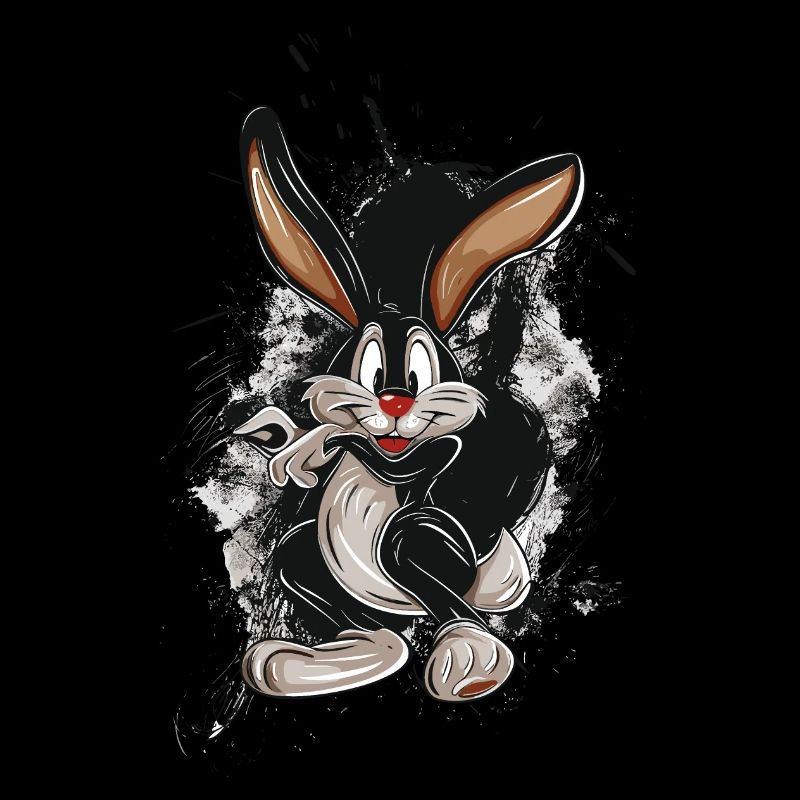 Lapin de Pâques Comic Splash Poster