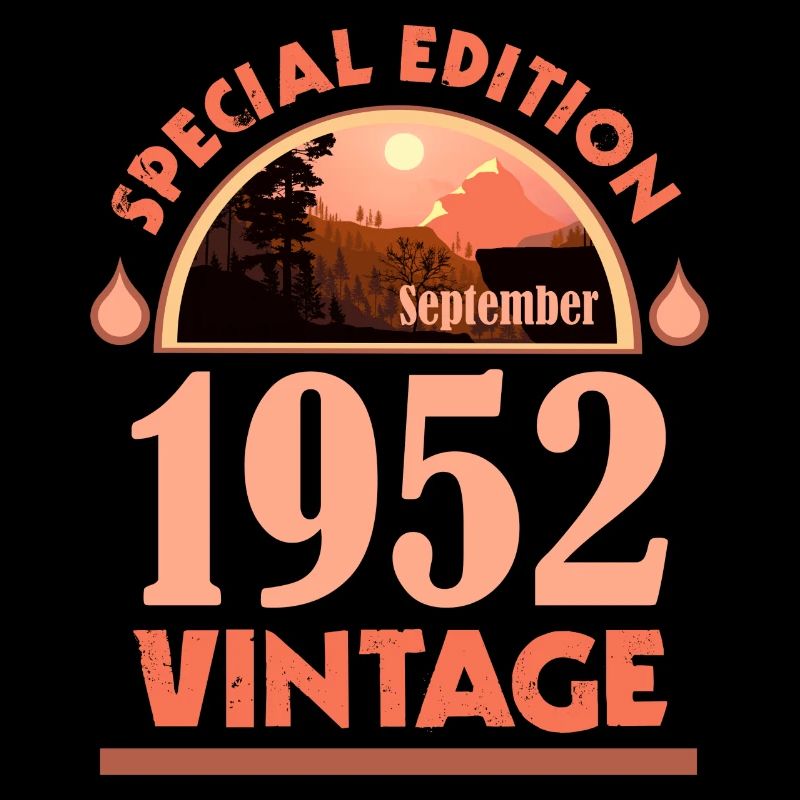 September 1952 born Gift Special Editition