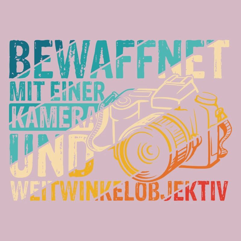 Bewaffnet mit einer KAMERA und WEITWINKELOBJEKTIV