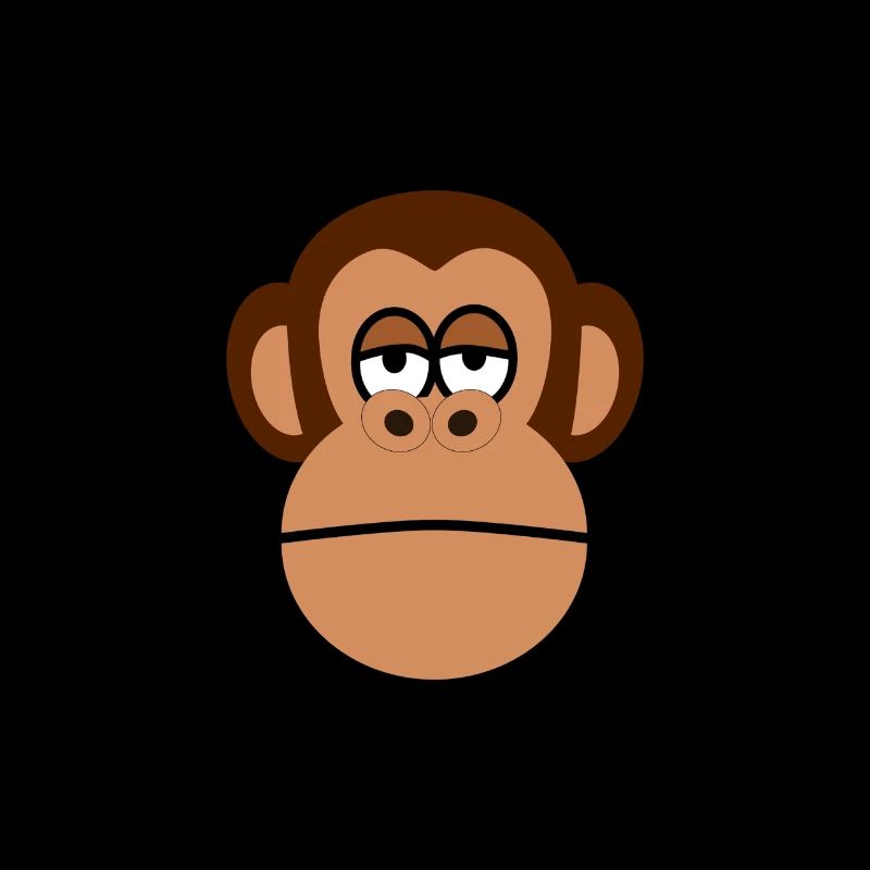 Funny Monkey Head - Monkey - Monkey - Monkeys