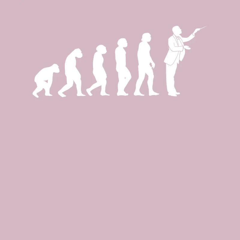 Evolution Dirigent T-Shirt Geschenk