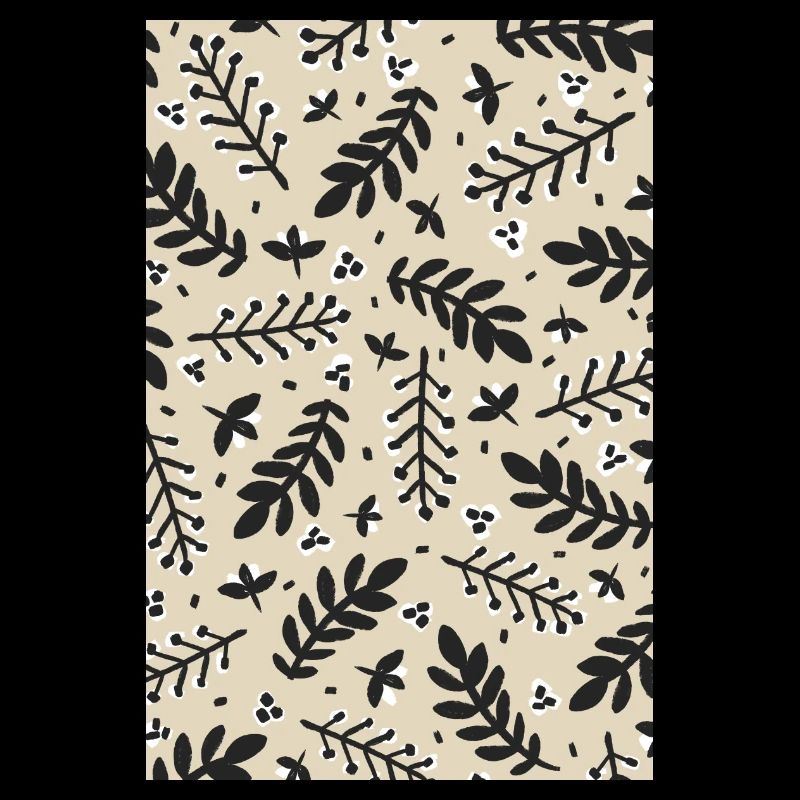 Floral Beige Pattern