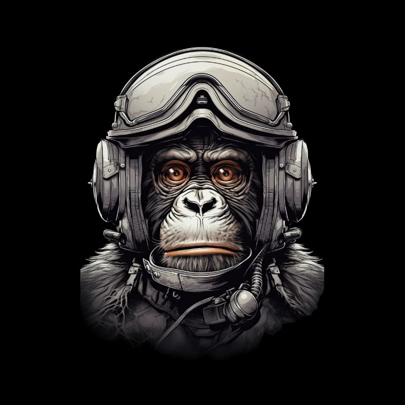 Pilot Monkey Digital Art