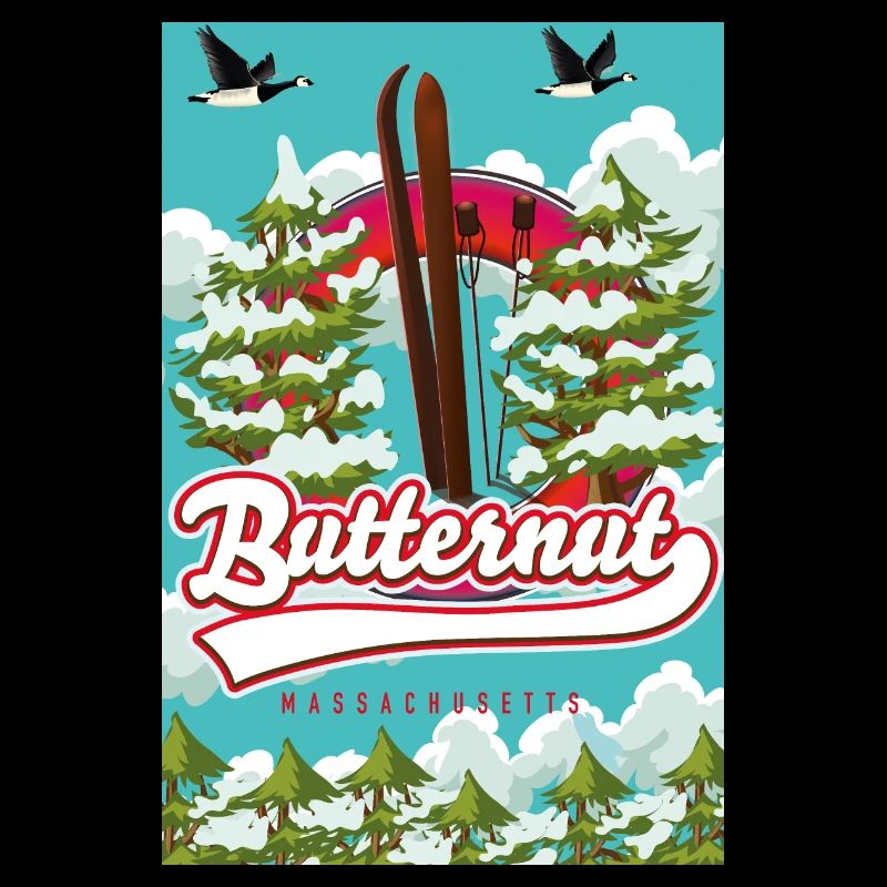 Butternut Massachusetts Skiplakat