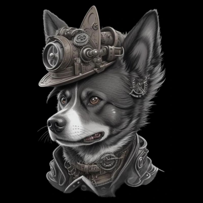 steampunk dog