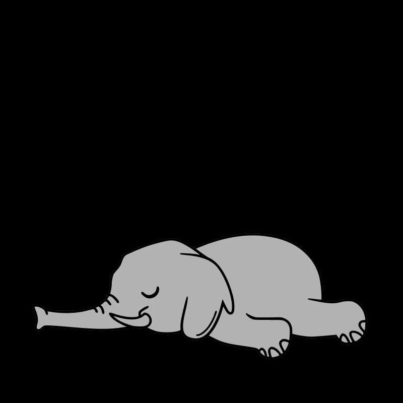 Home Office Mode Elephant Ingnorant No Nö Chef