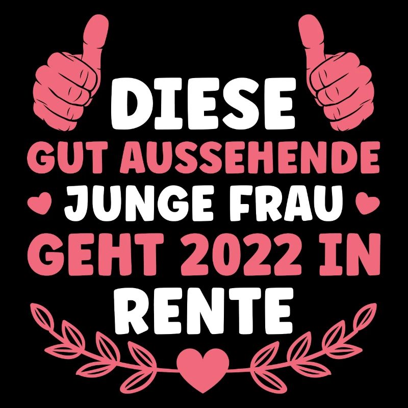 Rentnerin 2022 Ruhestand Rente Geschenk Frau