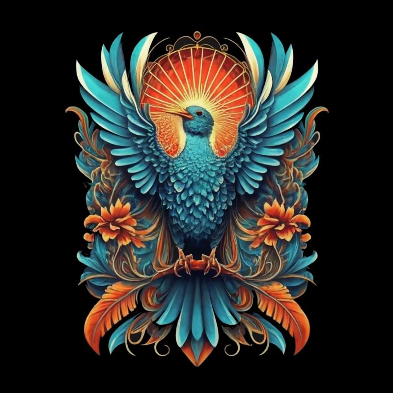 Bunter Paradiesvogel