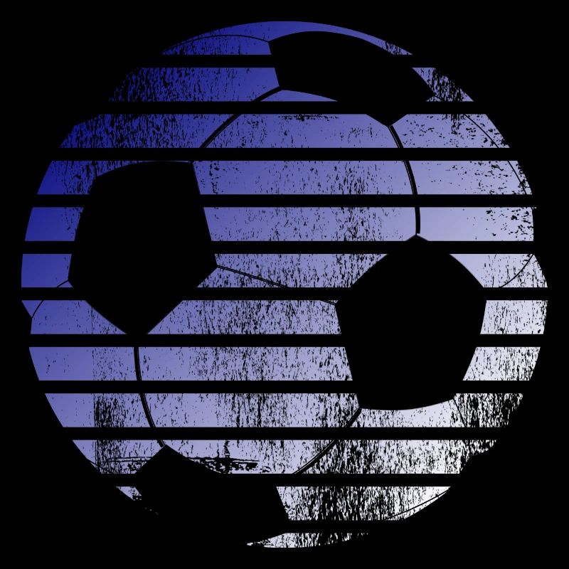 Fußball blau weiß