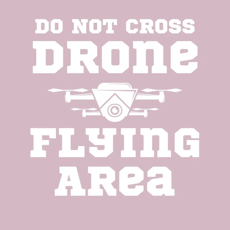 Do not cross the drone flight area.