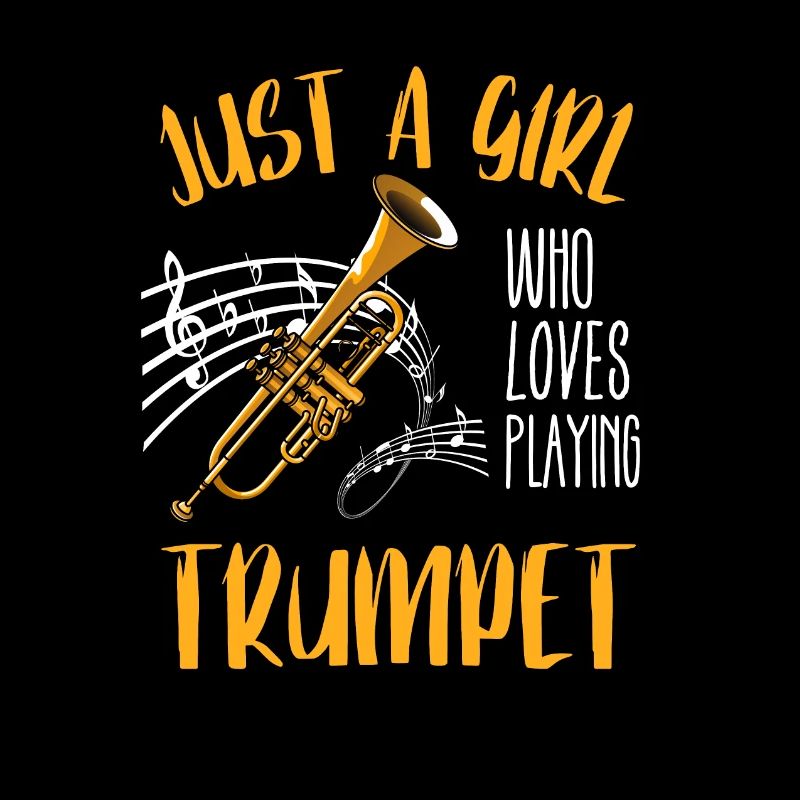 Musik Trompeter Mädchen Geschenk Musiker Trompete