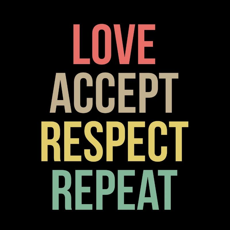 Love Accept Respect Repeat Dyslexia