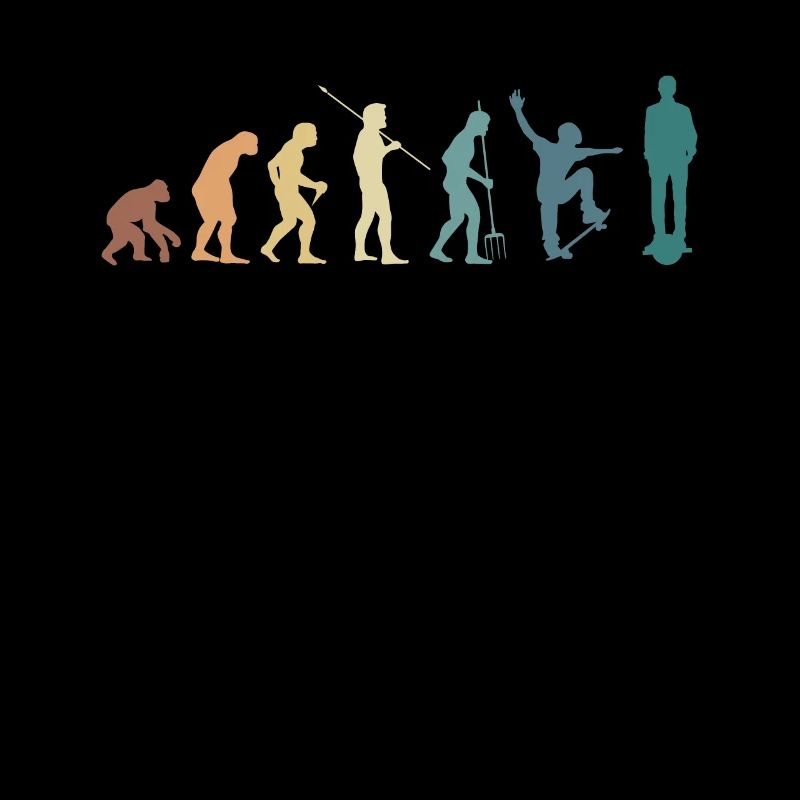 Cadeau de chemise Vintage Retro Evolution Onewheel