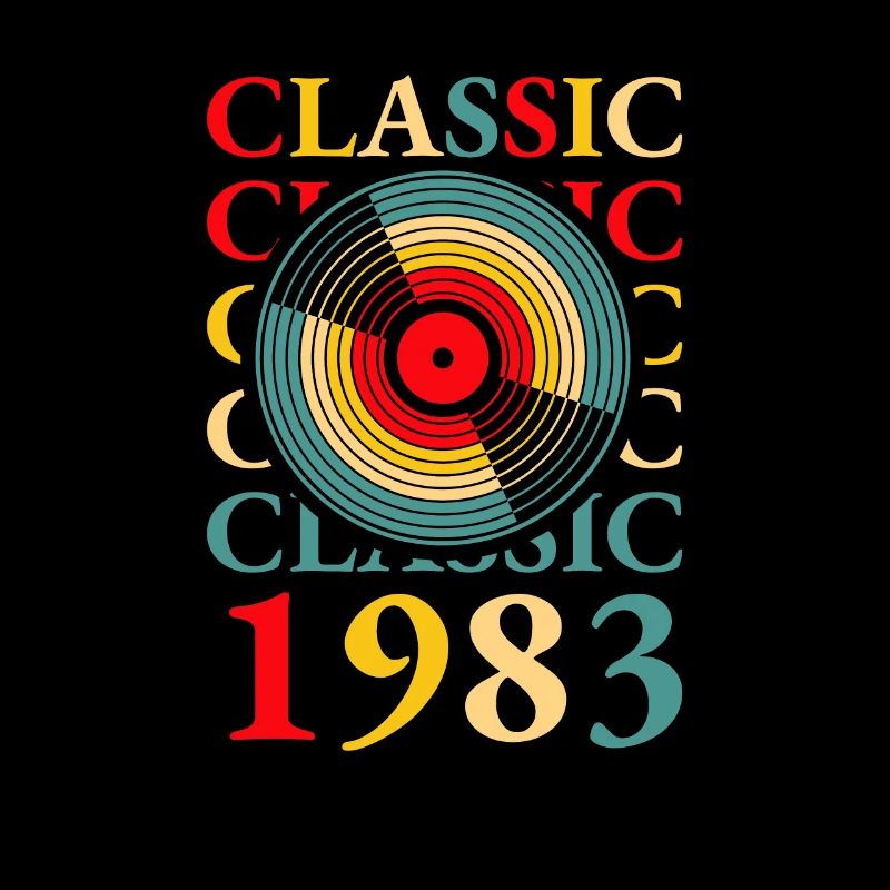 Classic Record 1983 Chemise 40e anniversaire