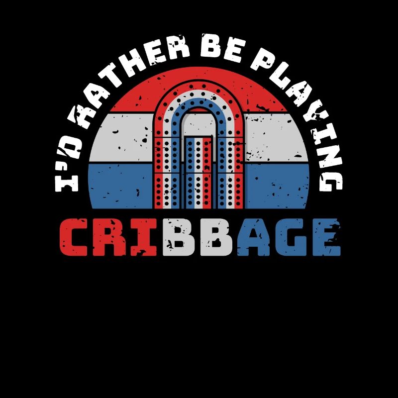 Je préfère jouer au cadeau de chemise de cribbage