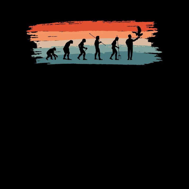 Vintage Retro Evolution Falconer Shirt