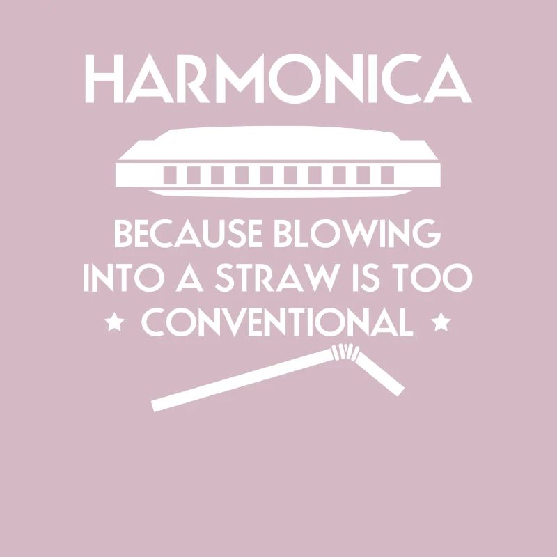 Harmonica Harmonica Slogan Chemise