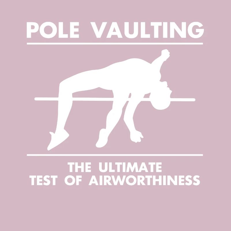 Pole Vaulting Shirt Geschenk Stabhochsprung Spruch