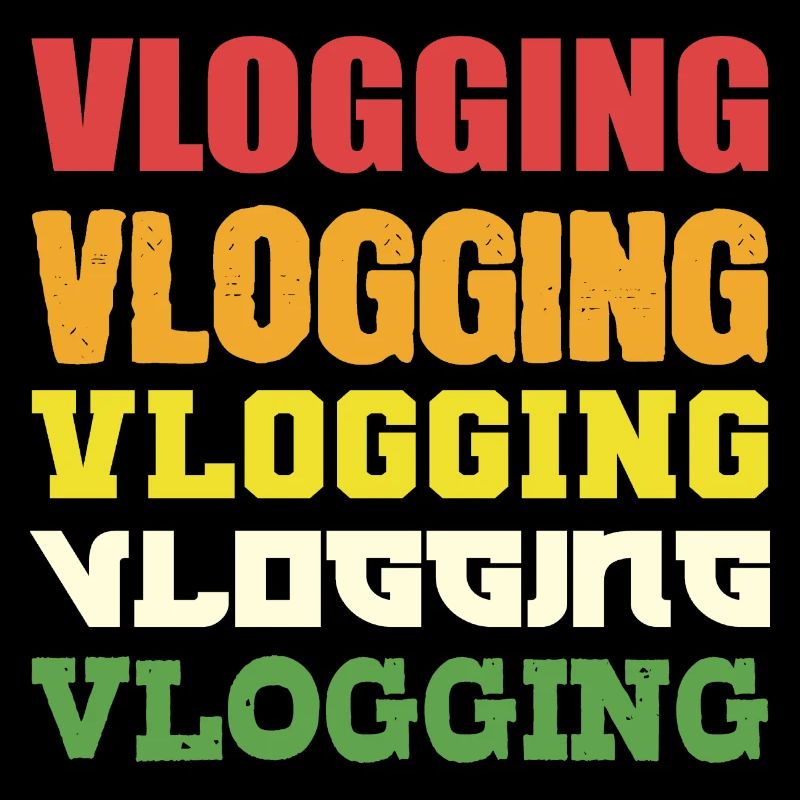 VLogging Vlogging Vlogging. Cadeau Vlogger alimentaire