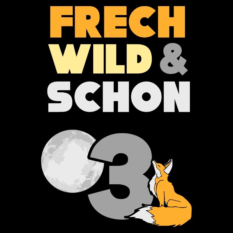 3 Jahre Geburtstag Junge Mädchen Fuchs