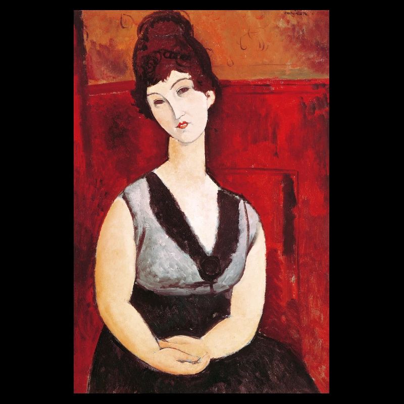 Amadeo Modigliani - Das Schokoladenmädchen. 1916.
