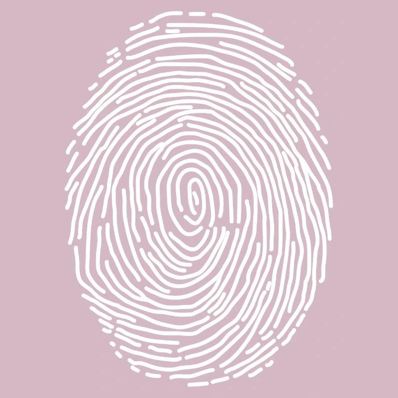 Empreinte digitale blanche