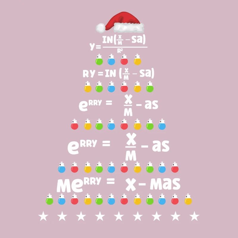 Math Arbre de Noël Math Formule Math Noël